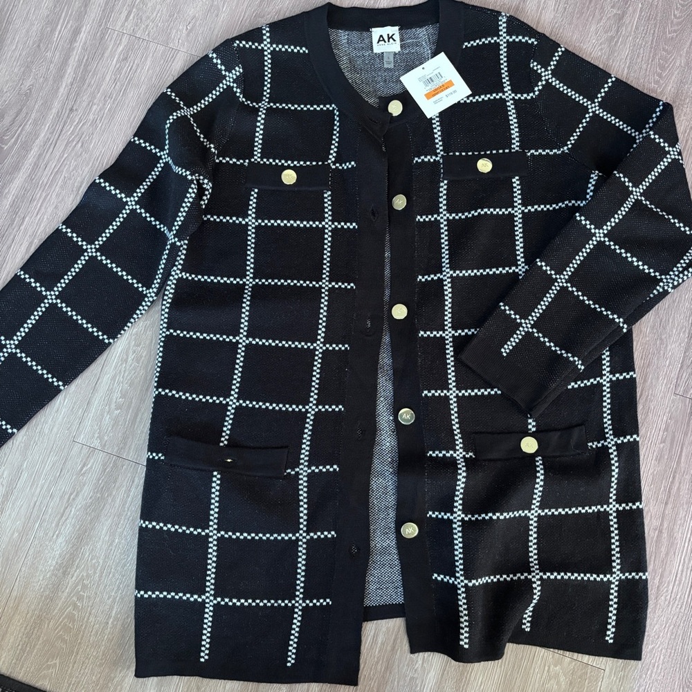 NWT Anne Klein Sweater Cardigan